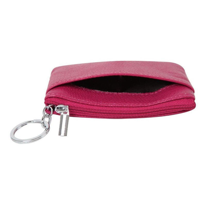 Women Ladies PU Leather Small Coin Card Key Ring Wallet