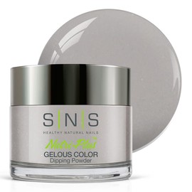 SNS Nail Dip Powder, Gelous Color Dipping Powder - Dusty Chalkboard (Gray/Pastel, Cream) - Long-Lasting Dip Nail Color Lasts 14 Days - Low-Odor & No UV Lamp Required - 1oz