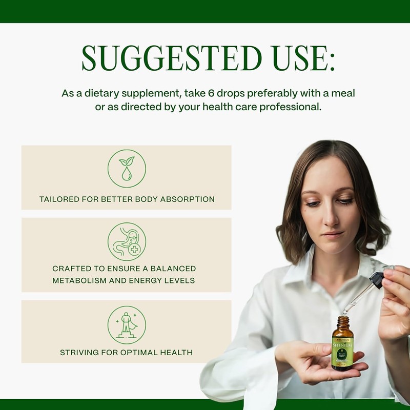 Go Nutrients Selenium Liquid Drops ??? 200mcg Selenomethionine for Men