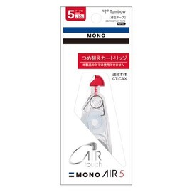 Tombow CT-CAR5 Pencil Correction Tape Mono Air Refill Cartridge, 0.2 inches (5 mm), Bulk Purchase Set of 10