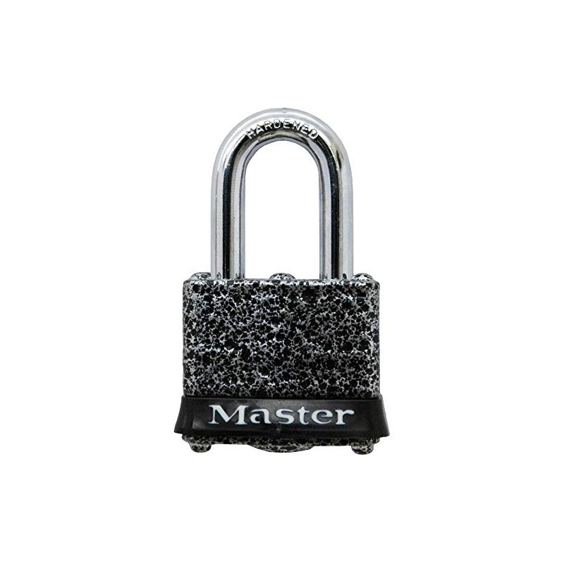 Master Lock Padlock, 1-9/16 in. Wide, 4 Padlocks Total (Keyed