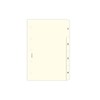 Filofax Cotton Cream Mini Size Dividers, 4.1-inches Height, Cardstock, B132875