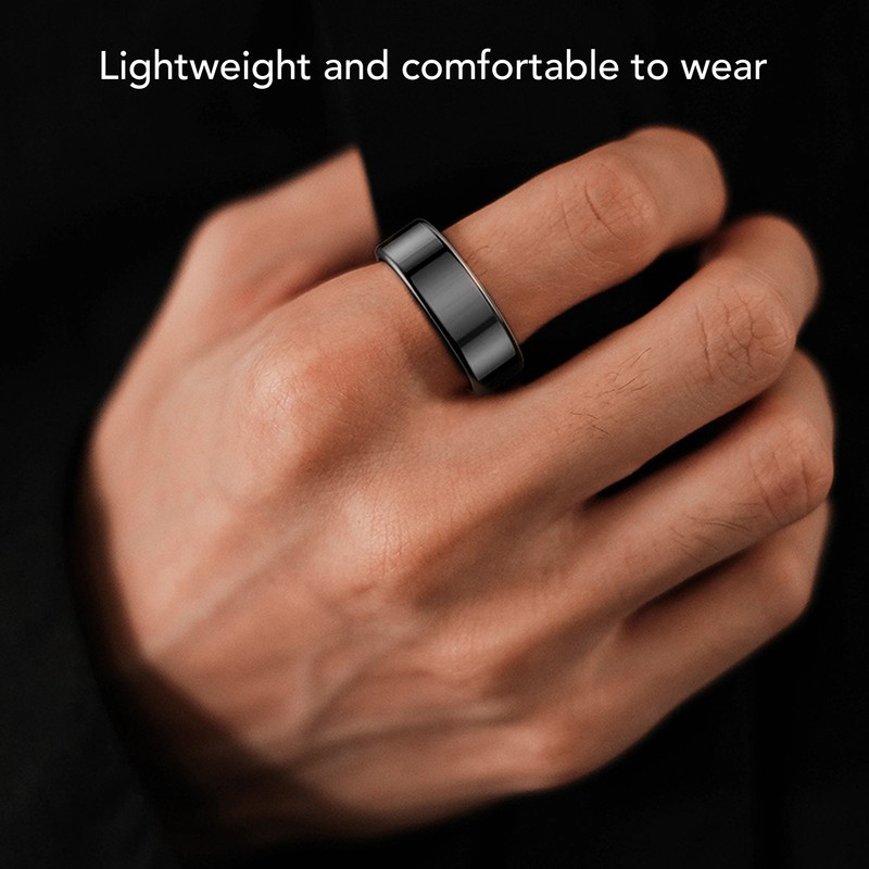 R02 Smart Ring IP68 Waterproof Fitness Tracker Smart Ring Pedometer