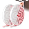 Weather Stripping Door Seal Strip, D Shape Door Weather Stripping,Self-Adhesive