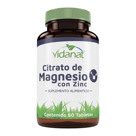 Citrato De Magnesio Con Zinc 60 Tab