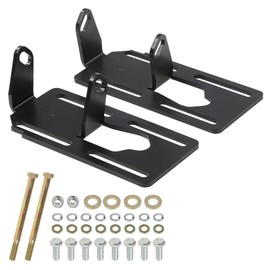 GRAND ORANGE Adjustable Conversion Engine Motor Mounts Compatible with All Chevy LS Series Engines 1997-2014/Fit 1973-1987 “Square Body Chevy / GMC 2WD 4WD Full Size C/K Trucks