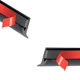 UGSHY 1 PC Automotive Seal Soundproof Strip, T-Type Rubber Edge Protector Trim, Car Modification Gap Filler, Universal Fit for Cars, Trucks, RVs, Boats (Black #16.4Ft x 0.31In x 0.39In)