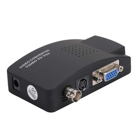 VBESTLIFE BNC to VGA HD Converter Adapter High Resolution 1920 X 1080 Support PAL NTSC Signals