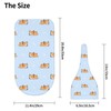 Muishi Cartoon Sleep Corgi Cute Blue Newborn Swaddle Blankets Hat