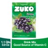 ZUKO Grape Instant Powder Drink, 24 Individual Bags 0.9 Oz,