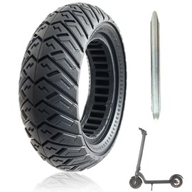 80/65-6 Scooter Tires, 10x3 Tubeless Solid Tire, 10 Inch Electric Scooter Wheels Replacement 255x80 City Road Tire Compatible with VSETT10+/Zero 10X/Kaabo Mantis 10