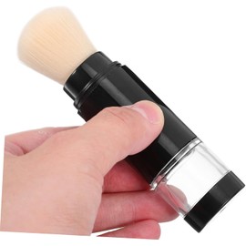 Brocha Automática para Polvos Sueltos y Rubor, Portátil para Mujer Fibra Delicada y Mango Cómodo, Uso en Rostro, para Maquillaje y Kit, Fácil de Usar