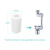 HAPPUP 5Pcs Filter Elements, for 1080°Swivel Faucet Aerator Extension with