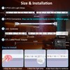 LAFULIT 8 PCS RGB Under Cabinet Lights Kit, App and