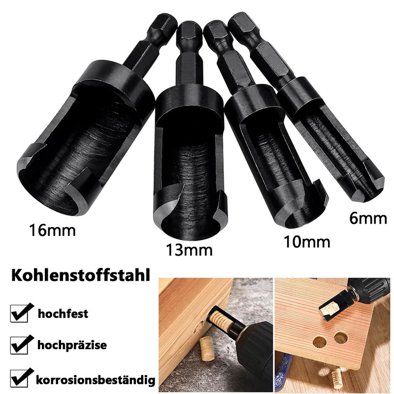 Bestgle 8 Piece Tang Drill Bit Set 1/4 Inch Hex