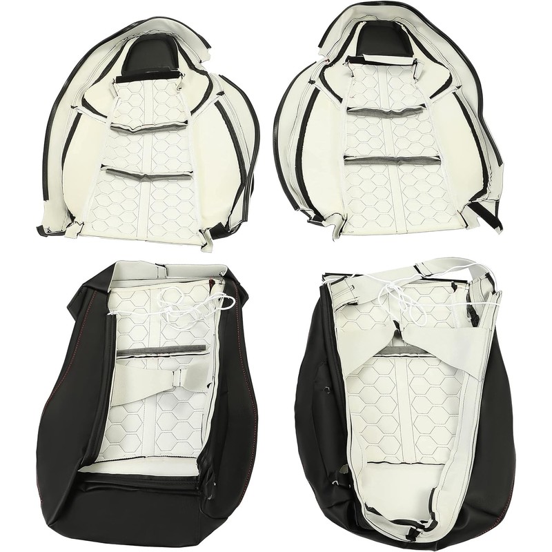 KUAFU Artificial Leather Seat Covers Compatible with 2014 2015 2016