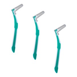 Vivid Interdental Brushes - Easy to Carry Comes with The Travel Case, Pack of 100, Assorted Color, Assorted Size