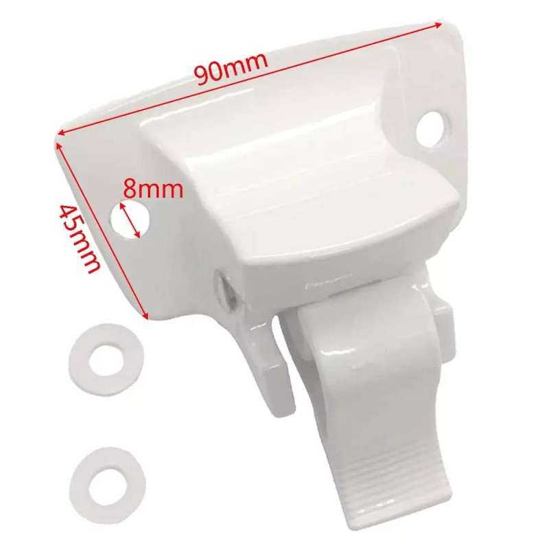 zhangh3570 For Dometic Awning Arm Lower Mounting Bracket, WHITE-RV/Campe