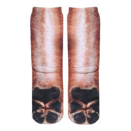 Lotsduoler White Elephant Gifts for Adults Gag Gifts Funny Socks Stocking Stuffers for Adults Women Men Animal Paw Socks