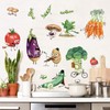 wondever Kitchen Wall Stickers Vegetables Fruits Peel and Stick Wall