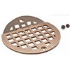 Hinged Floor Drain Grate, 6" Round