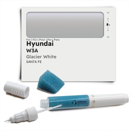 Genuine Colors Glacier White W3A Paint Pen for Hyundai White Santa FE