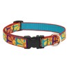 LupinePet Originals 3/4" Crazy Daisy 15-25" Adjustable Collar for Large Dogs