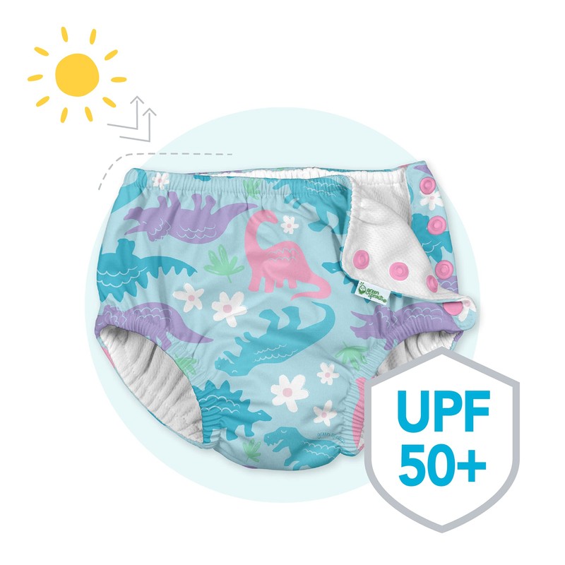 i Play Unisex Swim Diaper Navy Solid-4T