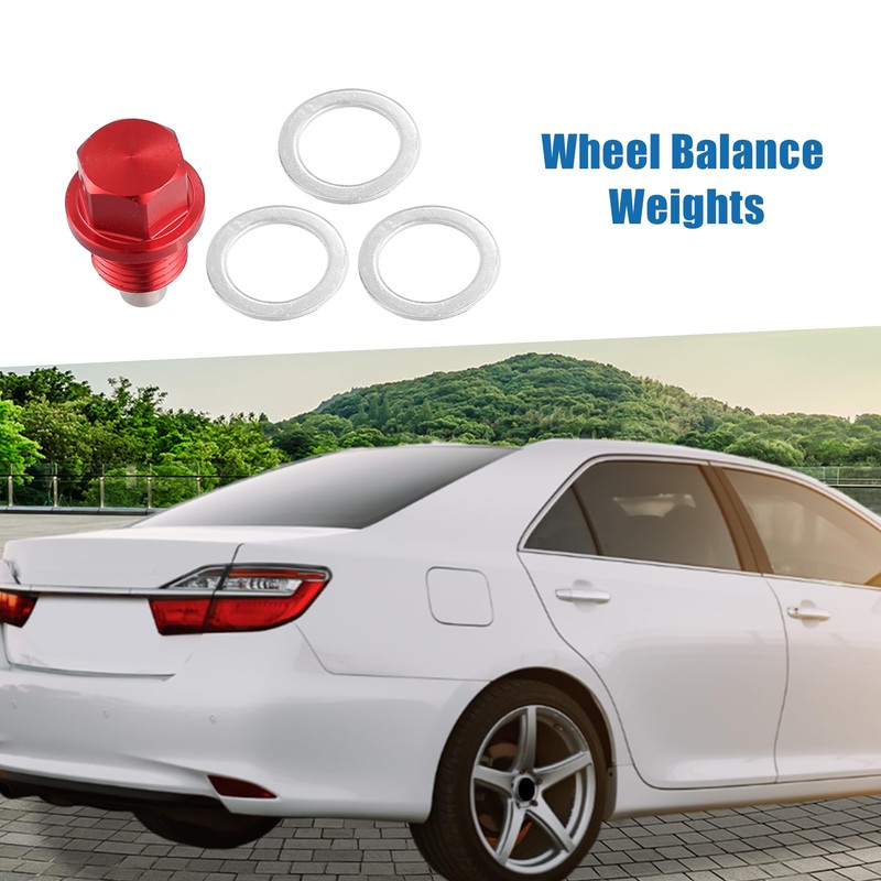 A ABSOPRO Car Magnetic Oil Drain Plug Bolt M14x1.5 Metal