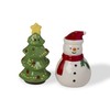tag Snowman Tree Salt and Pepper Set, 1 EA