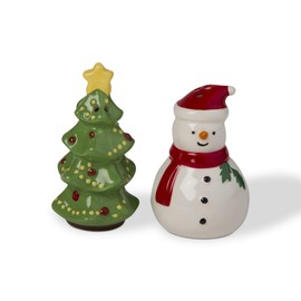 tag Snowman Tree Salt and Pepper Set, 1 EA