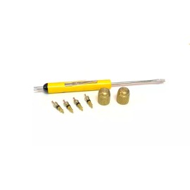 Sid Harvey Pocket Screwdriver, Slotted with Valve Core Tool Caps & Valves, Pocket Clip