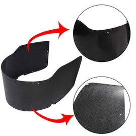ECOTRIC Bed Inner Fender Liner Set Compatible with 1999-2010 Ford F350 F450 Dually Pickup Truck Rear Left & Right/Driver & Passenger Side