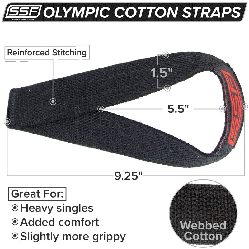 (Olympic) - Serious Steel Fitness 3.8cm - 4.4cm Wide Lifting