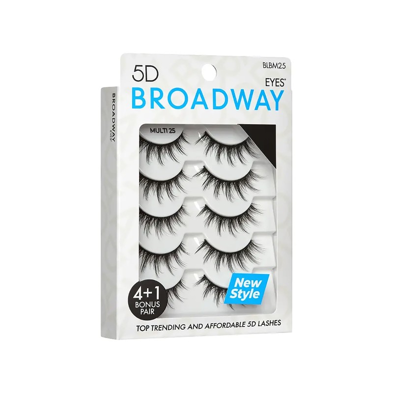Broadway Lashes Strip False Eyelashes Multipack Fake Eyelashes Natural to