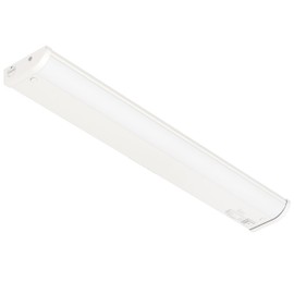 Inlight 24" LED Under Cabinet Lighting, 5 CCT Selectable 2700-5000 K, Dimmable, ETL-Listed, White Finished, IN-0208-3-WH