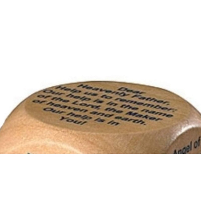 Wooden Prayer Cube Bedtime Prayers for Children and Families