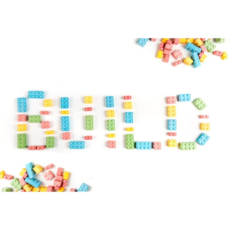 Building Blocks Candy - 3 Pound Bag - Building Block