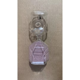 IKEA New IKEA TILLSYN Decorative hourglass, clear glass/light Pink, 6 ¼ " Hour Glass