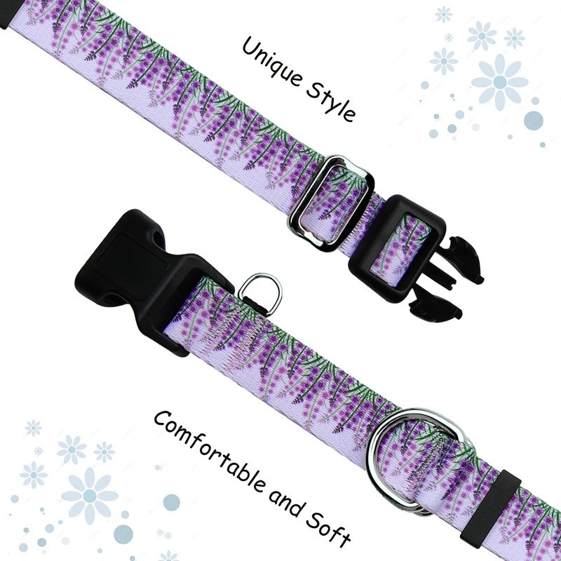 Fidohug Martingale Collar for Dogs with Buckle Floral No Pull