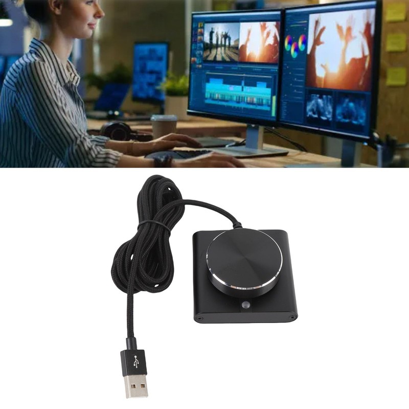 USB Volume Control Knob, USB Volume Knob External Multimedia Controller