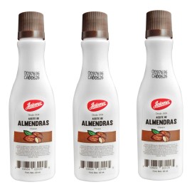 Aceite De Almendras Clásico Jaloma Pack 3 Piezas De 60 Ml