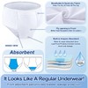 Blosssound 6 Pack Men's Incontinence Underwears Reusable Washable Leak Proof
