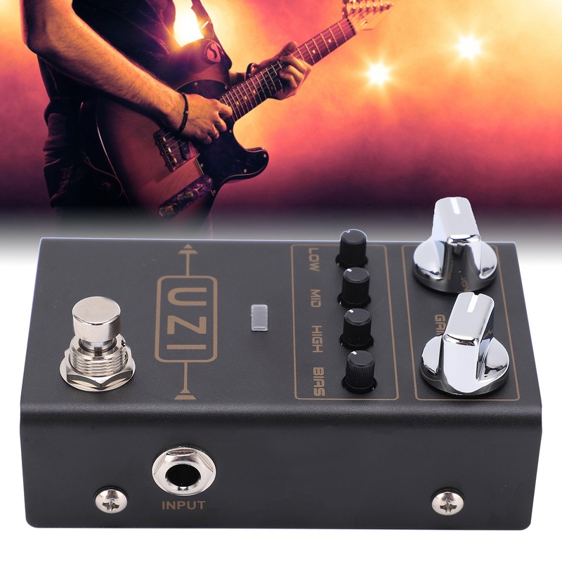 Distortion Pedal Electric Guitar Effector High Gain Heavy Music Adjustment