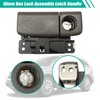 XQSMWF Gray Glove Box Lock Assembly Latch Handle Compatible with