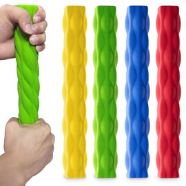 Resistance Bar for Physical Therapy 4Pack,Flexible Non-slip Twisting Hand Exercise Bar,Relieves Tendonitis Pain&Improve Grip Strength,Hand Therapy Bar for Injury Recovery & Tennis Elbow