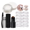 Dolores 15pcs Kit Cejas Modelado Sello Cera Prueba Agua Con