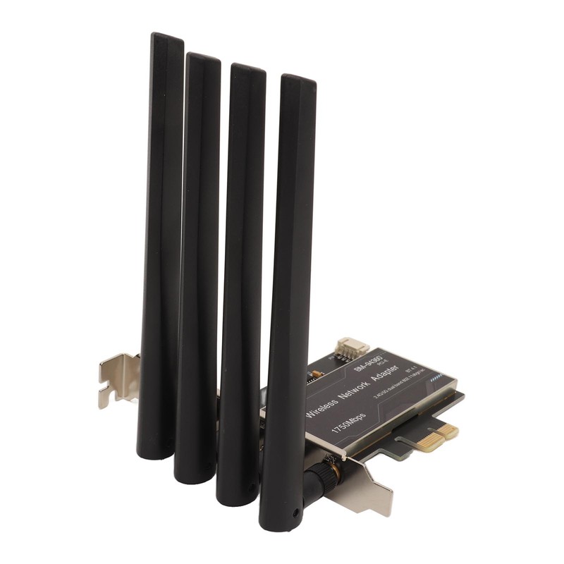 PCIe Network Adapter 2.4G 450Mbps 5G 1300Mbps 4 Antennas Standard