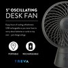 O2COOL Rechargeable Fan 5" H