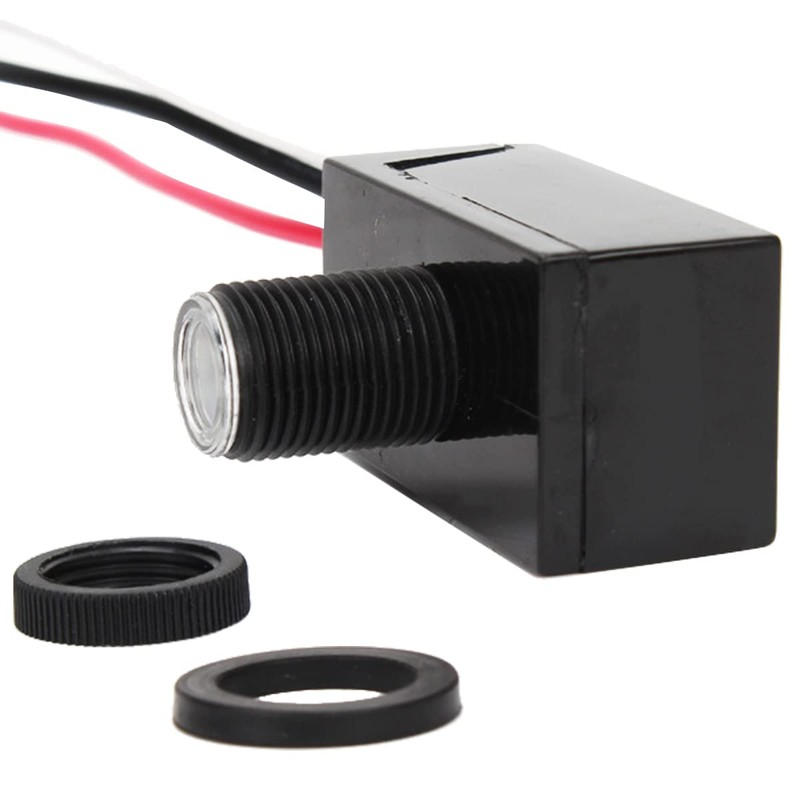 VOANZO 2 Packets Sunlight Sensor for Outdoor Lighting 120-277V Light